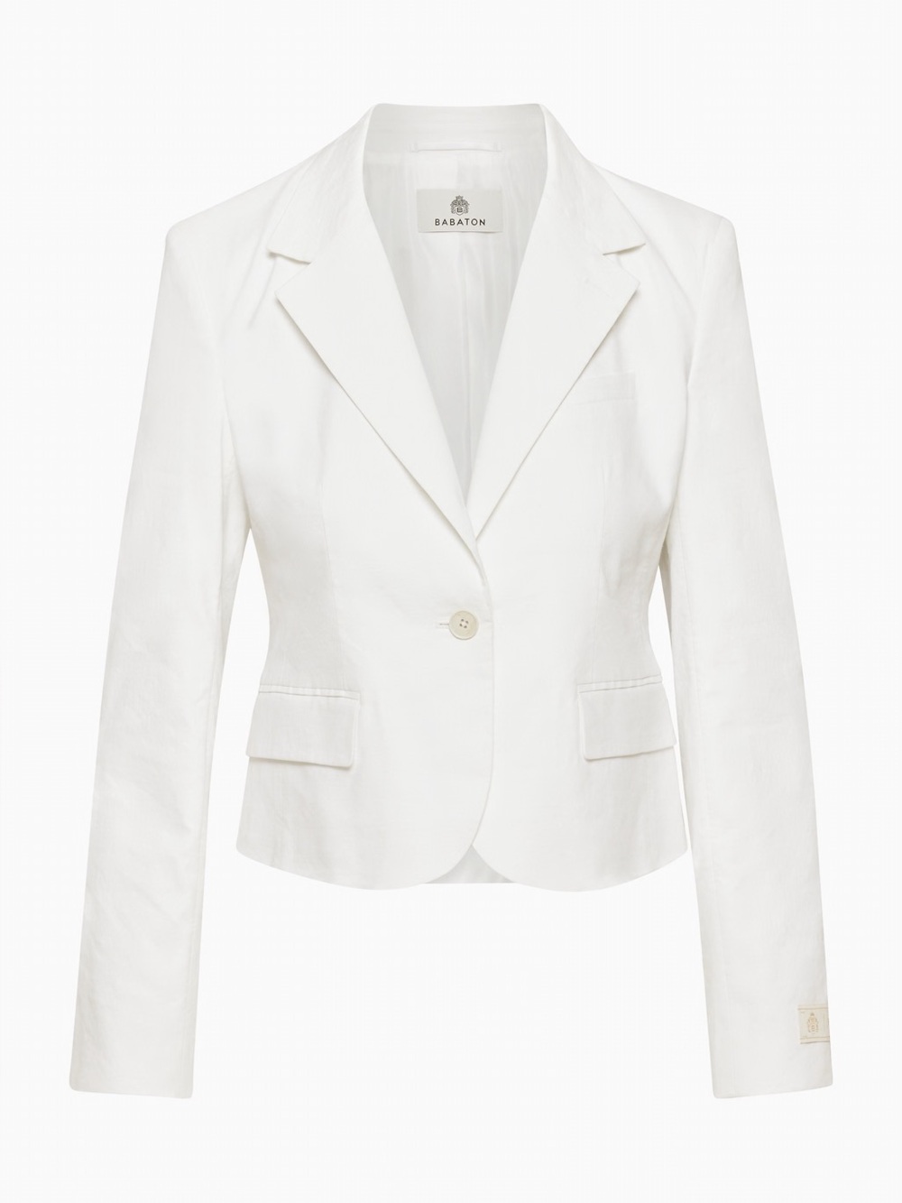 Aritzia Babaton - Like New - White Mastery Blazer - Size 6